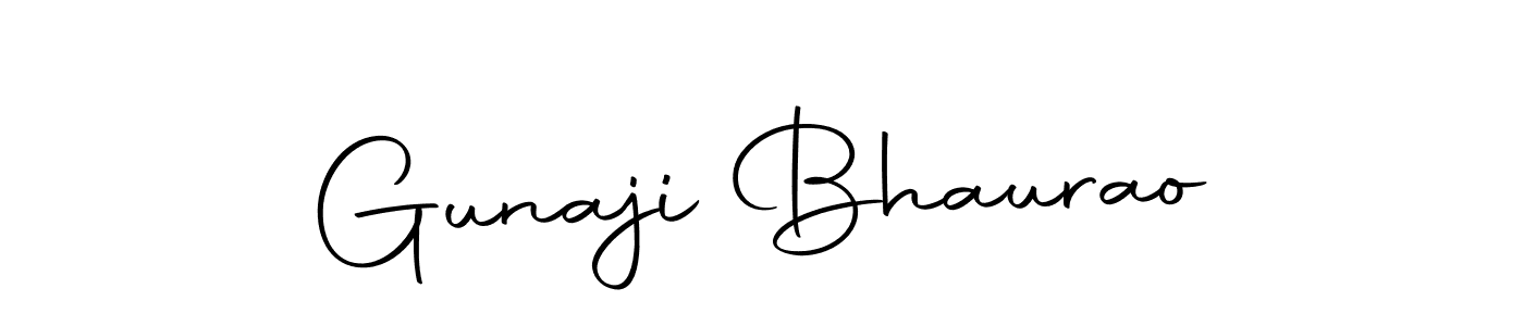 Design your own signature with our free online signature maker. With this signature software, you can create a handwritten (Autography-DOLnW) signature for name Gunaji Bhaurao. Gunaji Bhaurao signature style 10 images and pictures png