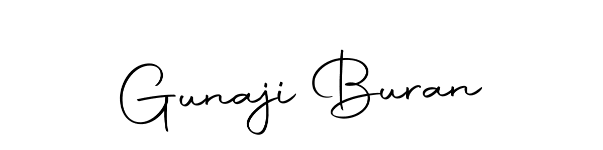 Gunaji Buran stylish signature style. Best Handwritten Sign (Autography-DOLnW) for my name. Handwritten Signature Collection Ideas for my name Gunaji Buran. Gunaji Buran signature style 10 images and pictures png