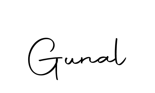 How to Draw Gunal signature style? Autography-DOLnW is a latest design signature styles for name Gunal. Gunal signature style 10 images and pictures png