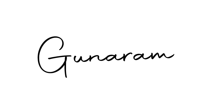 Use a signature maker to create a handwritten signature online. With this signature software, you can design (Autography-DOLnW) your own signature for name Gunaram. Gunaram signature style 10 images and pictures png