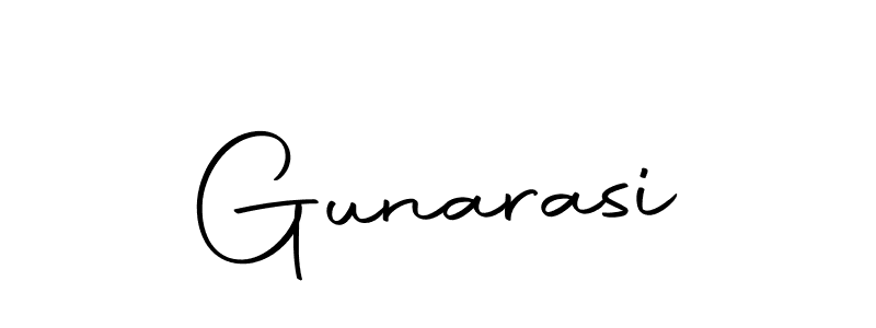 You can use this online signature creator to create a handwritten signature for the name Gunarasi. This is the best online autograph maker. Gunarasi signature style 10 images and pictures png