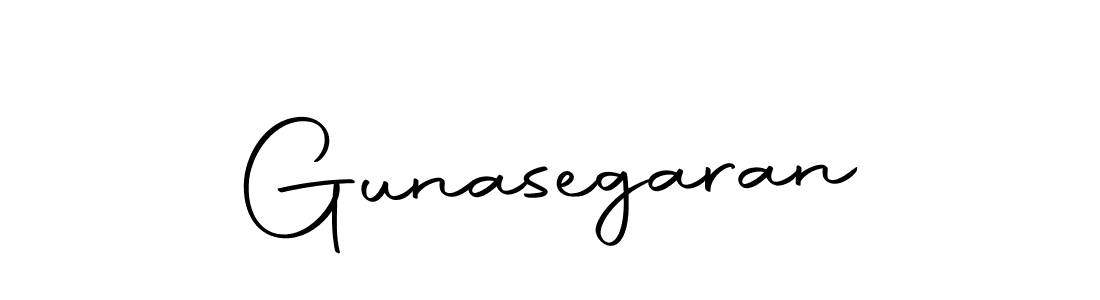 Create a beautiful signature design for name Gunasegaran. With this signature (Autography-DOLnW) fonts, you can make a handwritten signature for free. Gunasegaran signature style 10 images and pictures png