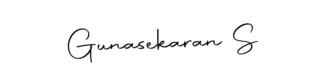 Gunasekaran S stylish signature style. Best Handwritten Sign (Autography-DOLnW) for my name. Handwritten Signature Collection Ideas for my name Gunasekaran S. Gunasekaran S signature style 10 images and pictures png