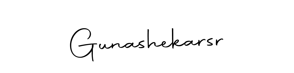 How to make Gunashekarsr signature? Autography-DOLnW is a professional autograph style. Create handwritten signature for Gunashekarsr name. Gunashekarsr signature style 10 images and pictures png