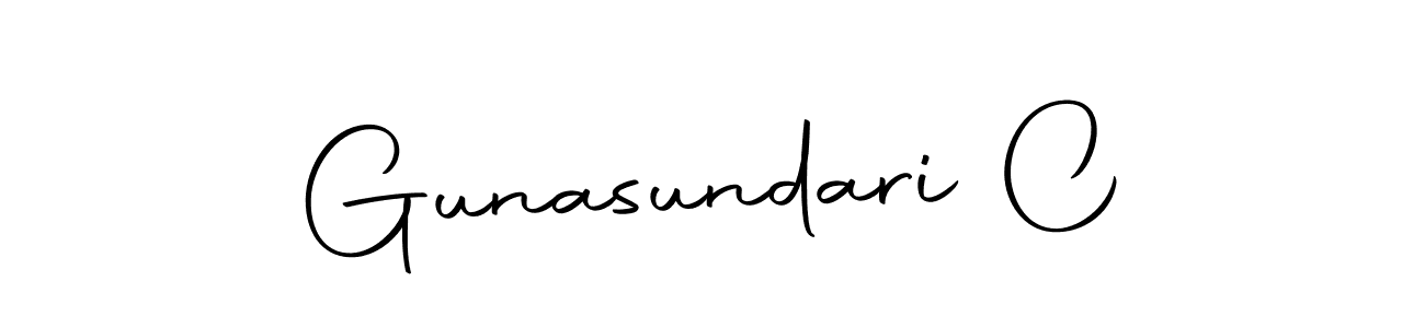 Make a beautiful signature design for name Gunasundari C. With this signature (Autography-DOLnW) style, you can create a handwritten signature for free. Gunasundari C signature style 10 images and pictures png