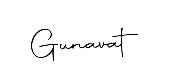 How to make Gunavat name signature. Use Autography-DOLnW style for creating short signs online. This is the latest handwritten sign. Gunavat signature style 10 images and pictures png