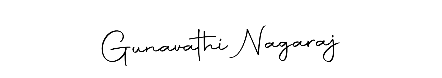 Create a beautiful signature design for name Gunavathi Nagaraj. With this signature (Autography-DOLnW) fonts, you can make a handwritten signature for free. Gunavathi Nagaraj signature style 10 images and pictures png