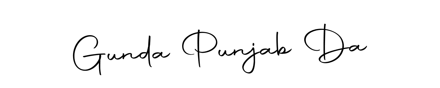 How to make Gunda Punjab Da signature? Autography-DOLnW is a professional autograph style. Create handwritten signature for Gunda Punjab Da name. Gunda Punjab Da signature style 10 images and pictures png