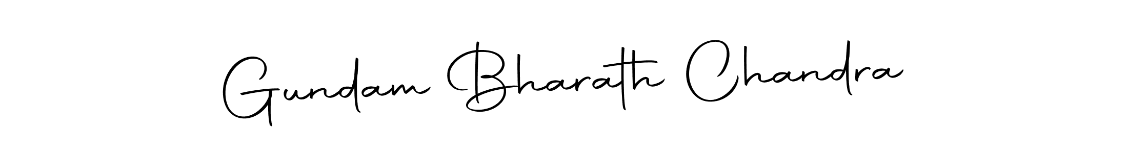 Make a beautiful signature design for name Gundam Bharath Chandra. With this signature (Autography-DOLnW) style, you can create a handwritten signature for free. Gundam Bharath Chandra signature style 10 images and pictures png