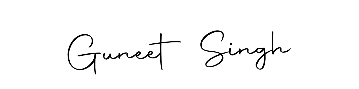 Make a beautiful signature design for name Guneet Singh. With this signature (Autography-DOLnW) style, you can create a handwritten signature for free. Guneet Singh signature style 10 images and pictures png