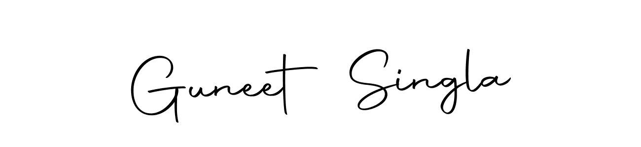 The best way (Autography-DOLnW) to make a short signature is to pick only two or three words in your name. The name Guneet Singla include a total of six letters. For converting this name. Guneet Singla signature style 10 images and pictures png