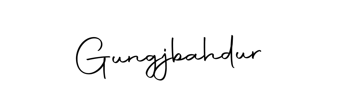 How to make Gungjbahdur signature? Autography-DOLnW is a professional autograph style. Create handwritten signature for Gungjbahdur name. Gungjbahdur signature style 10 images and pictures png
