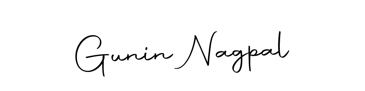 Similarly Autography-DOLnW is the best handwritten signature design. Signature creator online .You can use it as an online autograph creator for name Gunin Nagpal. Gunin Nagpal signature style 10 images and pictures png