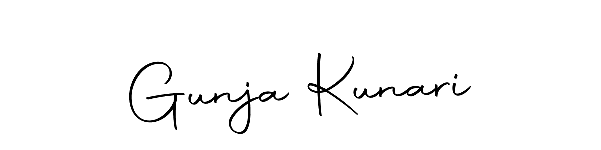 The best way (Autography-DOLnW) to make a short signature is to pick only two or three words in your name. The name Gunja Kunari include a total of six letters. For converting this name. Gunja Kunari signature style 10 images and pictures png