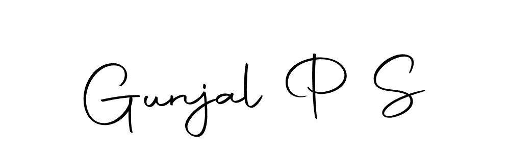 Once you've used our free online signature maker to create your best signature Autography-DOLnW style, it's time to enjoy all of the benefits that Gunjal P S name signing documents. Gunjal P S signature style 10 images and pictures png