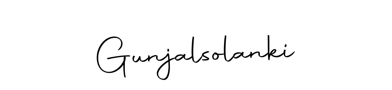 How to make Gunjalsolanki signature? Autography-DOLnW is a professional autograph style. Create handwritten signature for Gunjalsolanki name. Gunjalsolanki signature style 10 images and pictures png