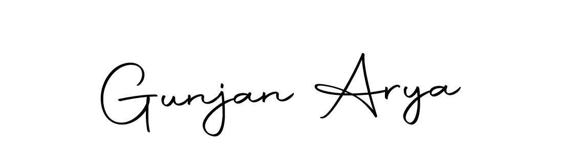 The best way (Autography-DOLnW) to make a short signature is to pick only two or three words in your name. The name Gunjan Arya include a total of six letters. For converting this name. Gunjan Arya signature style 10 images and pictures png