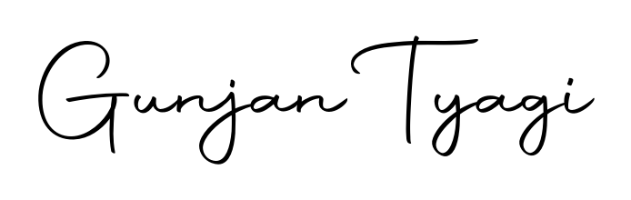 An effortless, minimalist signature concept for Gunjan Tyagi using Autography-DOLnW design. Clean lines that look great on any document. Gunjan Tyagi signature style 10 images and pictures png