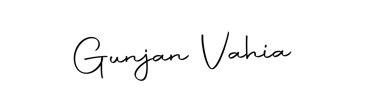 The best way (Autography-DOLnW) to make a short signature is to pick only two or three words in your name. The name Gunjan Vahia include a total of six letters. For converting this name. Gunjan Vahia signature style 10 images and pictures png