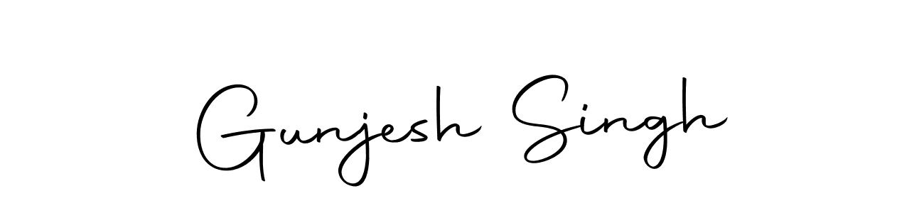 Make a beautiful signature design for name Gunjesh Singh. With this signature (Autography-DOLnW) style, you can create a handwritten signature for free. Gunjesh Singh signature style 10 images and pictures png