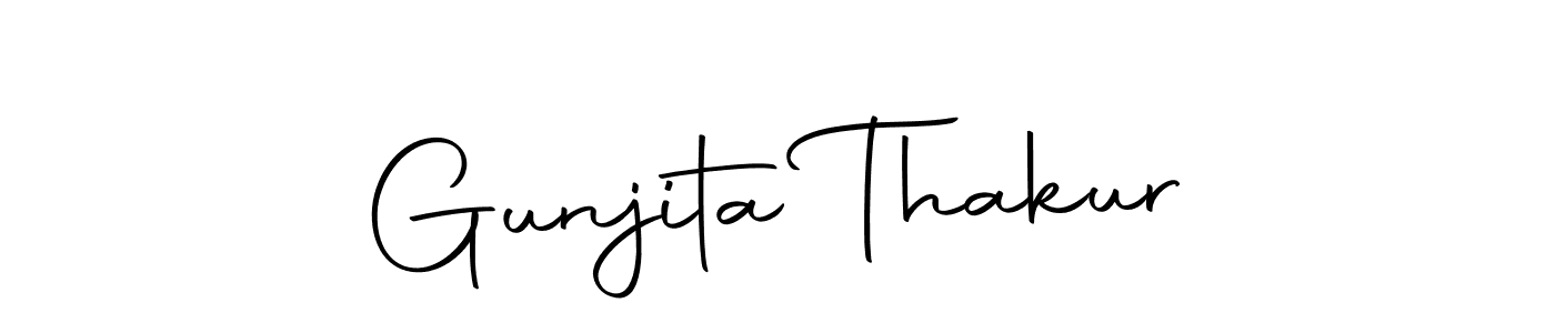 You can use this online signature creator to create a handwritten signature for the name Gunjita Thakur. This is the best online autograph maker. Gunjita Thakur signature style 10 images and pictures png