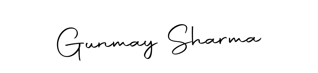 Similarly Autography-DOLnW is the best handwritten signature design. Signature creator online .You can use it as an online autograph creator for name Gunmay Sharma. Gunmay Sharma signature style 10 images and pictures png