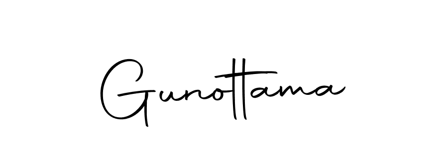 Gunottama stylish signature style. Best Handwritten Sign (Autography-DOLnW) for my name. Handwritten Signature Collection Ideas for my name Gunottama. Gunottama signature style 10 images and pictures png