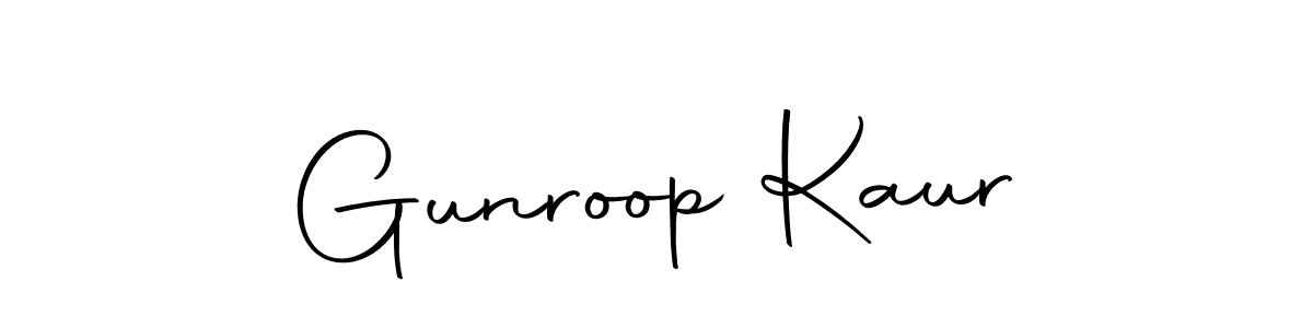 Make a beautiful signature design for name Gunroop Kaur. Use this online signature maker to create a handwritten signature for free. Gunroop Kaur signature style 10 images and pictures png