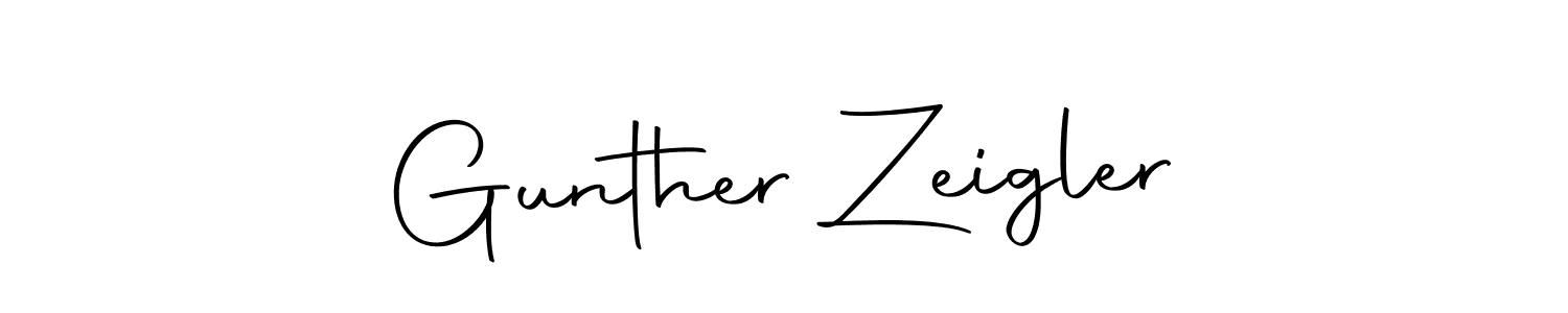 How to make Gunther Zeigler signature? Autography-DOLnW is a professional autograph style. Create handwritten signature for Gunther Zeigler name. Gunther Zeigler signature style 10 images and pictures png