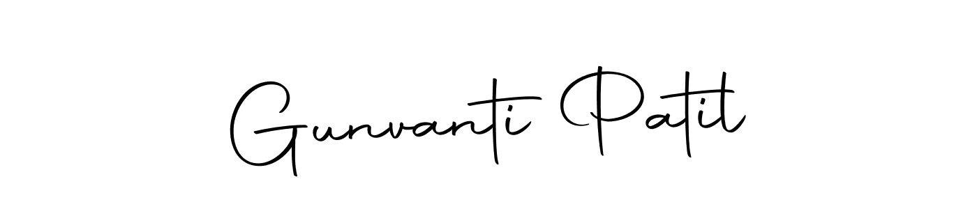 Make a beautiful signature design for name Gunvanti Patil. Use this online signature maker to create a handwritten signature for free. Gunvanti Patil signature style 10 images and pictures png