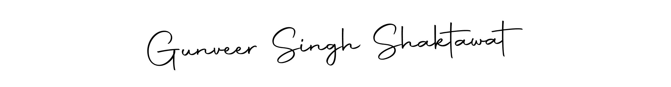 Gunveer Singh Shaktawat stylish signature style. Best Handwritten Sign (Autography-DOLnW) for my name. Handwritten Signature Collection Ideas for my name Gunveer Singh Shaktawat. Gunveer Singh Shaktawat signature style 10 images and pictures png