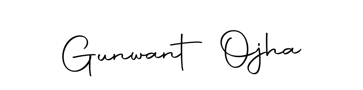 Autography-DOLnW is a professional signature style that is perfect for those who want to add a touch of class to their signature. It is also a great choice for those who want to make their signature more unique. Get Gunwant Ojha name to fancy signature for free. Gunwant Ojha signature style 10 images and pictures png