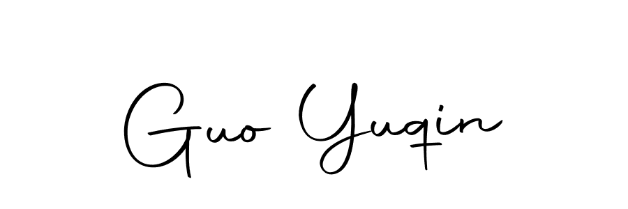 Design your own signature with our free online signature maker. With this signature software, you can create a handwritten (Autography-DOLnW) signature for name Guo Yuqin. Guo Yuqin signature style 10 images and pictures png