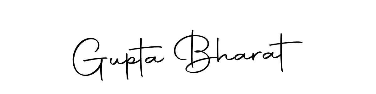 Autography-DOLnW is a professional signature style that is perfect for those who want to add a touch of class to their signature. It is also a great choice for those who want to make their signature more unique. Get Gupta Bharat name to fancy signature for free. Gupta Bharat signature style 10 images and pictures png
