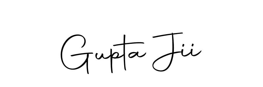 Similarly Autography-DOLnW is the best handwritten signature design. Signature creator online .You can use it as an online autograph creator for name Gupta Jii. Gupta Jii signature style 10 images and pictures png