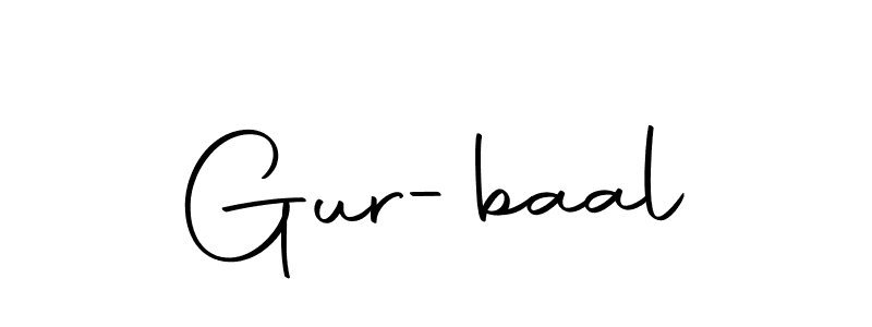 Design your own signature with our free online signature maker. With this signature software, you can create a handwritten (Autography-DOLnW) signature for name Gur-baal. Gur-baal signature style 10 images and pictures png