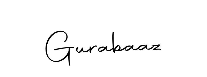 Design your own signature with our free online signature maker. With this signature software, you can create a handwritten (Autography-DOLnW) signature for name Gurabaaz. Gurabaaz signature style 10 images and pictures png