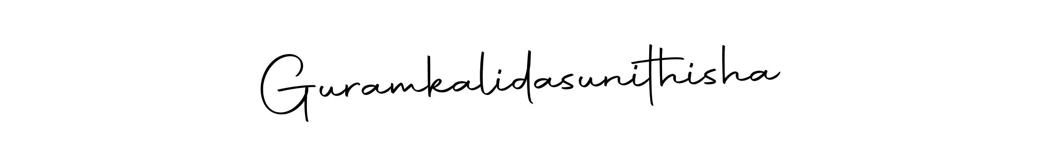 It looks lik you need a new signature style for name Guramkalidasunithisha. Design unique handwritten (Autography-DOLnW) signature with our free signature maker in just a few clicks. Guramkalidasunithisha signature style 10 images and pictures png