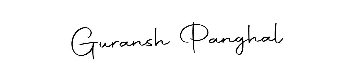 Design your own signature with our free online signature maker. With this signature software, you can create a handwritten (Autography-DOLnW) signature for name Guransh Panghal. Guransh Panghal signature style 10 images and pictures png