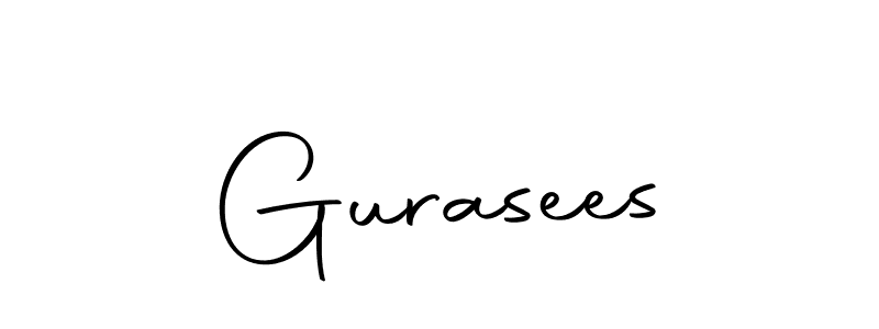 How to make Gurasees name signature. Use Autography-DOLnW style for creating short signs online. This is the latest handwritten sign. Gurasees signature style 10 images and pictures png