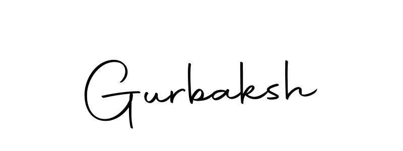 Create a beautiful signature design for name Gurbaksh. With this signature (Autography-DOLnW) fonts, you can make a handwritten signature for free. Gurbaksh signature style 10 images and pictures png