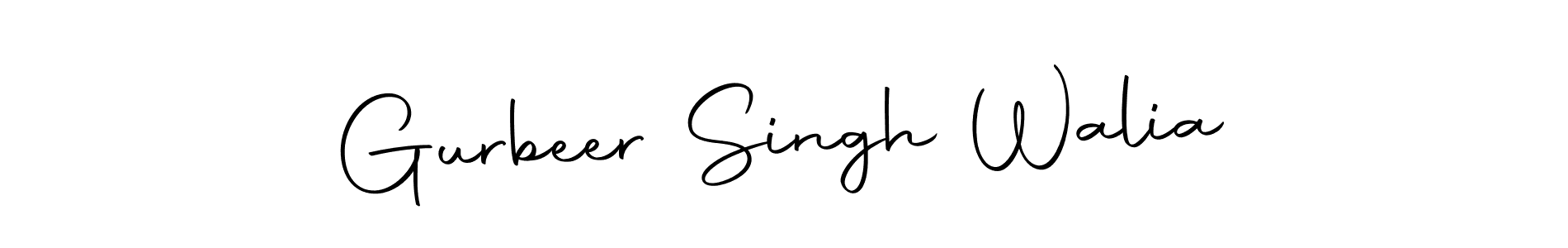 Design your own signature with our free online signature maker. With this signature software, you can create a handwritten (Autography-DOLnW) signature for name Gurbeer Singh Walia. Gurbeer Singh Walia signature style 10 images and pictures png