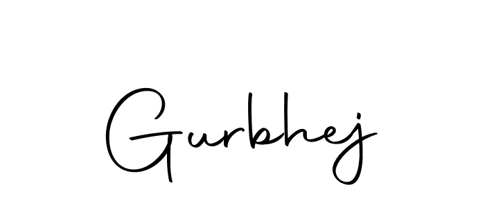 Use a signature maker to create a handwritten signature online. With this signature software, you can design (Autography-DOLnW) your own signature for name Gurbhej. Gurbhej signature style 10 images and pictures png