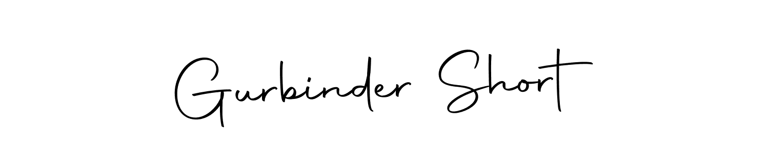 Make a beautiful signature design for name Gurbinder Short. Use this online signature maker to create a handwritten signature for free. Gurbinder Short signature style 10 images and pictures png