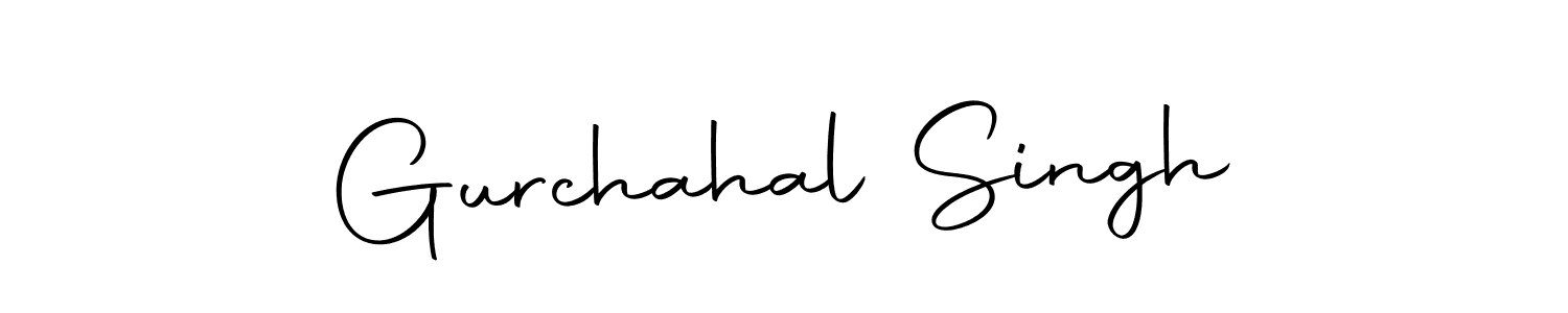 Create a beautiful signature design for name Gurchahal Singh. With this signature (Autography-DOLnW) fonts, you can make a handwritten signature for free. Gurchahal Singh signature style 10 images and pictures png