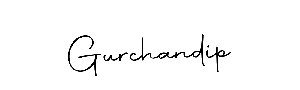 How to make Gurchandip signature? Autography-DOLnW is a professional autograph style. Create handwritten signature for Gurchandip name. Gurchandip signature style 10 images and pictures png