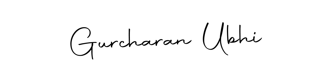 Make a beautiful signature design for name Gurcharan Ubhi. With this signature (Autography-DOLnW) style, you can create a handwritten signature for free. Gurcharan Ubhi signature style 10 images and pictures png