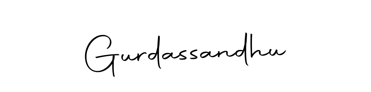 Use a signature maker to create a handwritten signature online. With this signature software, you can design (Autography-DOLnW) your own signature for name Gurdassandhu. Gurdassandhu signature style 10 images and pictures png