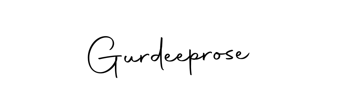 How to make Gurdeeprose name signature. Use Autography-DOLnW style for creating short signs online. This is the latest handwritten sign. Gurdeeprose signature style 10 images and pictures png