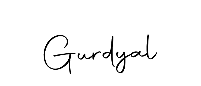 Use a signature maker to create a handwritten signature online. With this signature software, you can design (Autography-DOLnW) your own signature for name Gurdyal. Gurdyal signature style 10 images and pictures png